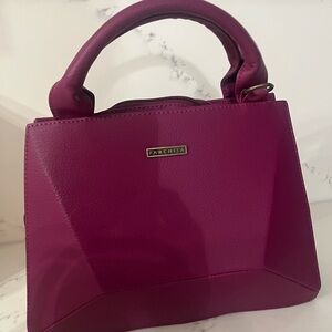 Parchita Women's Purple Handbag 12” x 9” (12” with handle)